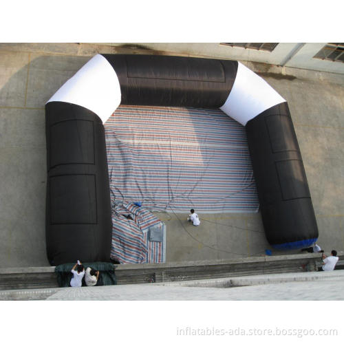 Inflatable Arches with 3D shapes Angular tube Custom entrance ways Square block arches tubular square arches